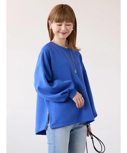 「AMERICAN HOLIC」 プルオーバーパーカー L ブルー レディース_画像4