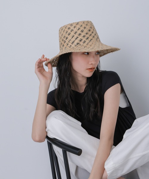 「La Maison de Lyllis」 ハット FREE ブラウン レディース_画像3