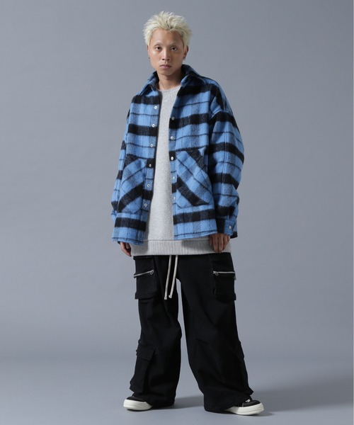 「DANKE SCHON」 長袖シャツ F ブラウン メンズ_画像8