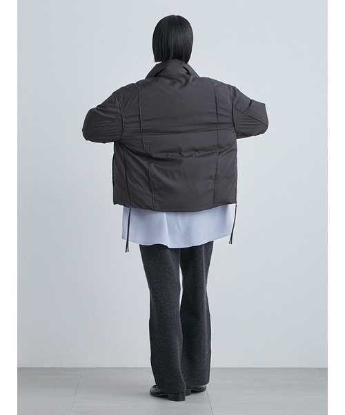 「MIESROHE」 イージーパンツ FREE ダークグレー レディース_画像6