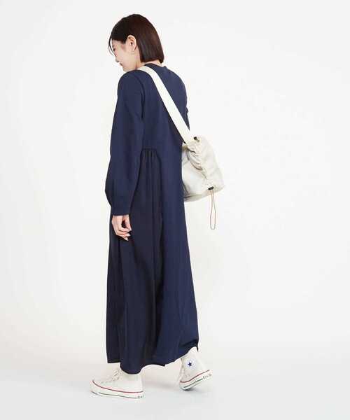 「CONVERSE TOKYO」 長袖ワンピース FREE グリーン レディース_画像10