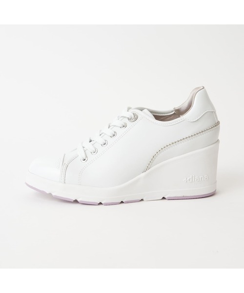 「+diana」 ローカットスニーカー 23.5cm ゴールド レディース_画像5