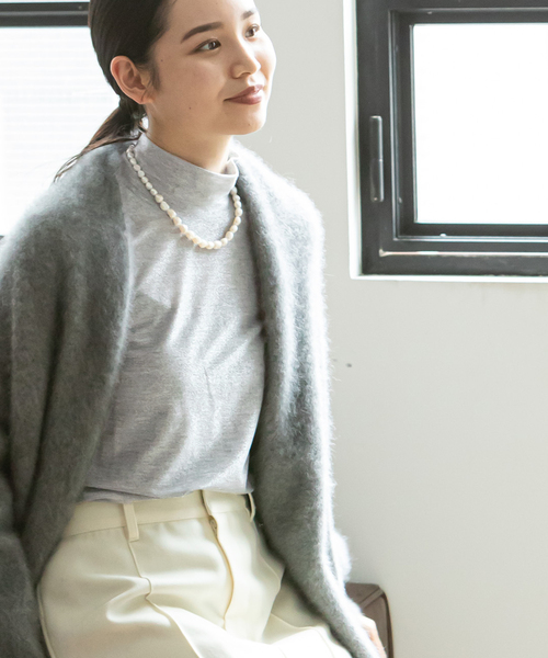 「NOBLE」 長袖カットソー - ブラック レディース_画像3