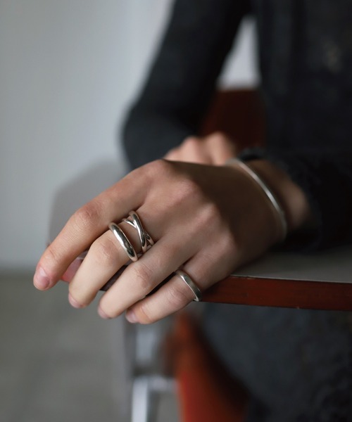 「TEN.」 リング #3 シルバー レディース_画像3