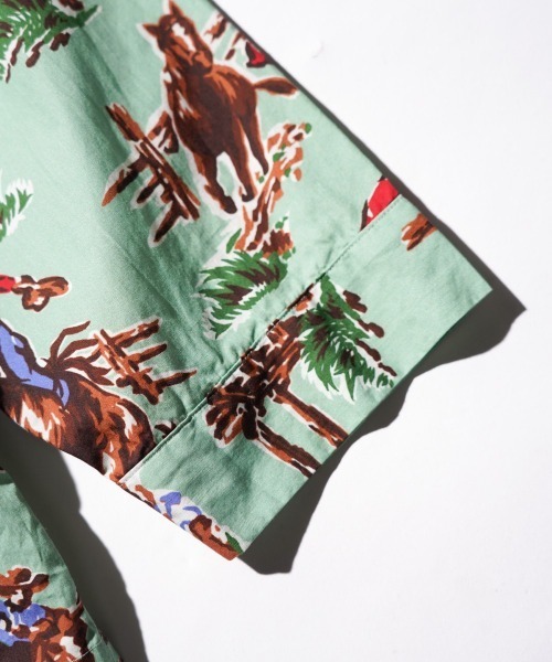 TOWNCRAFT（タウンクラフト） シャツ PRINTED PAJAMA JACKET パジャマ