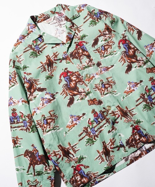 TOWNCRAFT（タウンクラフト） シャツ PRINTED PAJAMA JACKET パジャマ