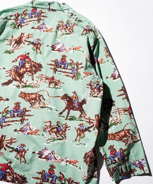 TOWNCRAFT（タウンクラフト） シャツ PRINTED PAJAMA JACKET パジャマ