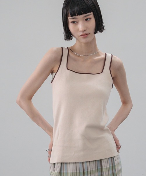 LOWRYS FARM（ローリーズファーム） タンクトップ ノースリーブ ハイ