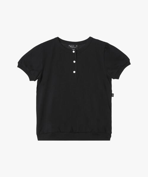 agnes b.（アニエスベー） ヘンリーネック tシャツ キッズ コットン 