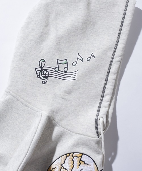 「XLARGE」 プルオーバーパーカー X-LARGE オフホワイト メンズ_画像8