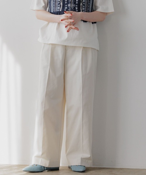 「niko and...」 チノパンツ MEDIUM ベージュ レディース_画像2