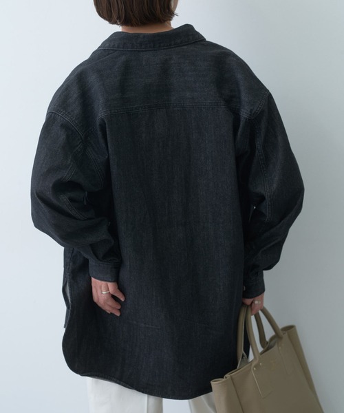 「PUAL CE CIN」 「Du noir」長袖シャツ FREE ブラック レディース_画像3