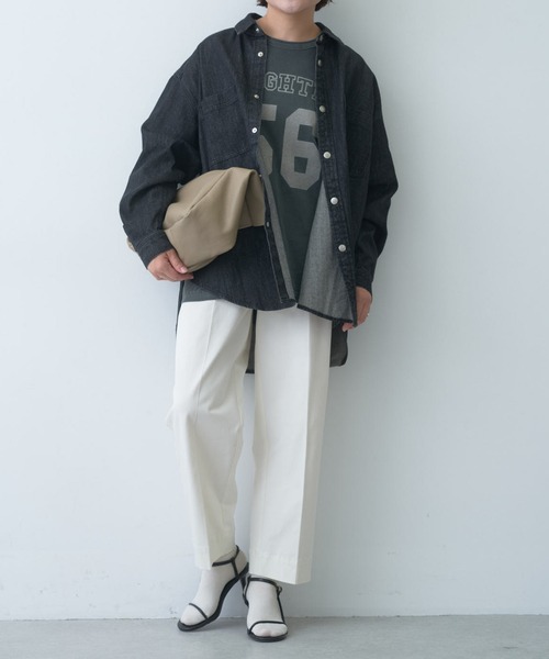 「PUAL CE CIN」 「Du noir」長袖シャツ FREE ブラック レディース_画像4