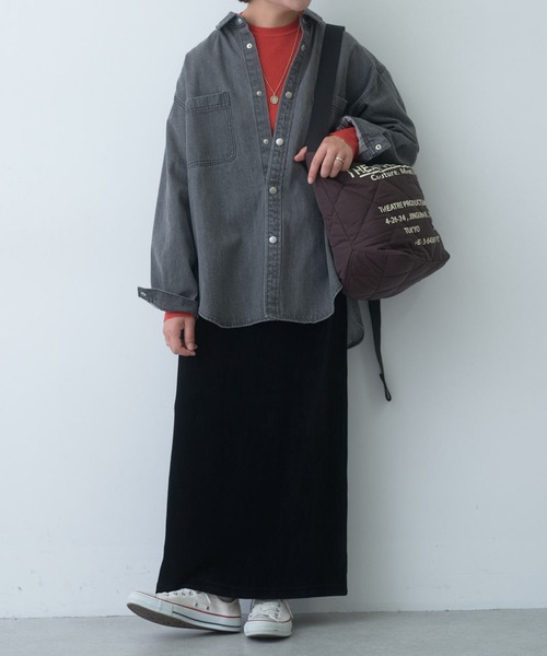 「PUAL CE CIN」 「Du noir」長袖シャツ FREE ブラック レディース_画像9