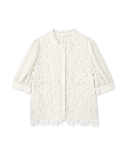 「PROPORTION BODY DRESSING」 半袖ブラウス MEDIUM ベージュ レディース_画像3