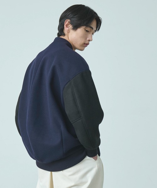 「Kelen」 ジャケット 40 ホワイト×ネイビー メンズ_画像5