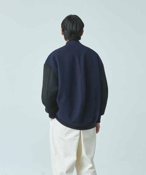 「Kelen」 ジャケット 40 ホワイト×ネイビー メンズ_画像6