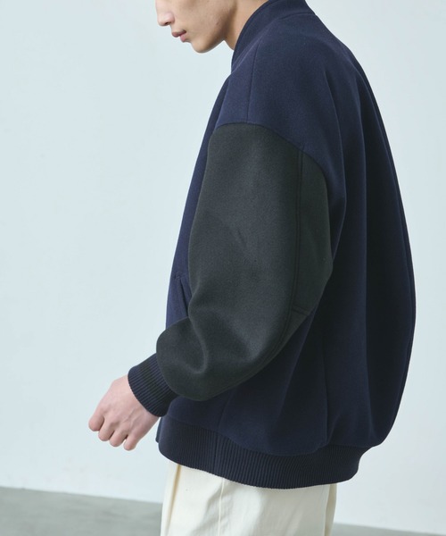 「Kelen」 ジャケット 40 ホワイト×ネイビー メンズ_画像7