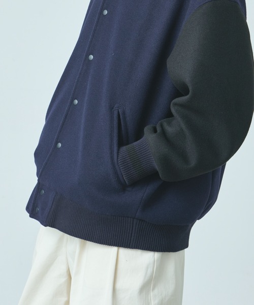 「Kelen」 ジャケット 40 ホワイト×ネイビー メンズ_画像8