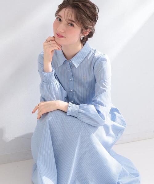 完売❣️新品❤️ロゴエンプロシャツワンピース Couture Brooch（クチュール ブローチ） ワンピース 「洗える