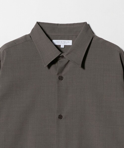 「A DAY IN THE LIFE UNITED ARROWS」 長袖シャツ L ネイビー メンズ_画像8