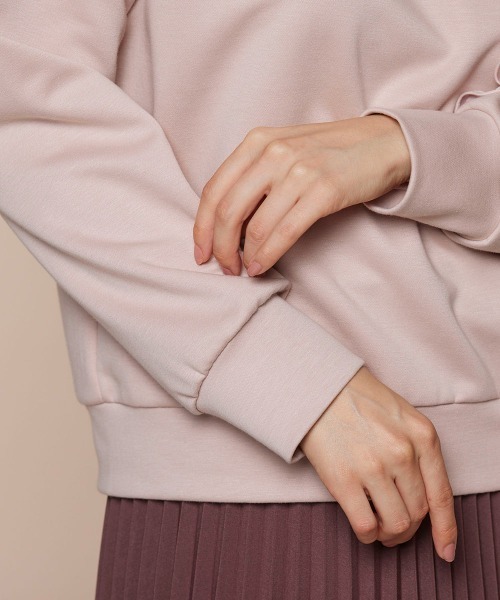 「QUEENS COURT」 長袖カットソー M ライトグレー レディース_画像6