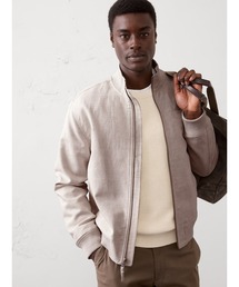 美品 定価5.5万 バナナリパブリック リネン100% サマージャケット 40 BANANA REPUBLIC（バナナリパブリック） コート ジャケット BANANA