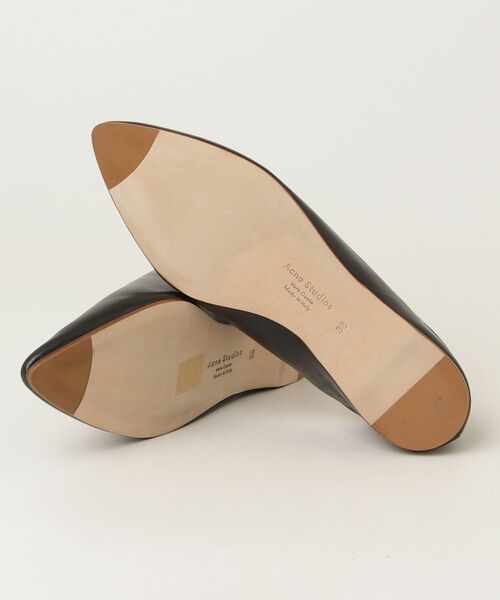 「Acne Studios」 フラットパンプス 38 ブラック レディースの画像