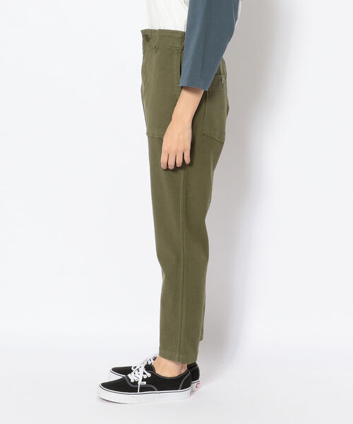 「D.M.G.」 クロップドパンツ MEDIUM ブラック レディース_画像6