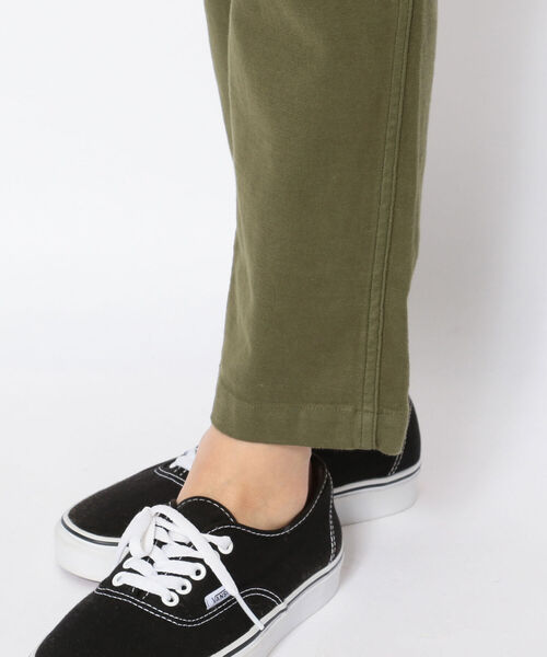 「D.M.G.」 クロップドパンツ MEDIUM ブラック レディース_画像7