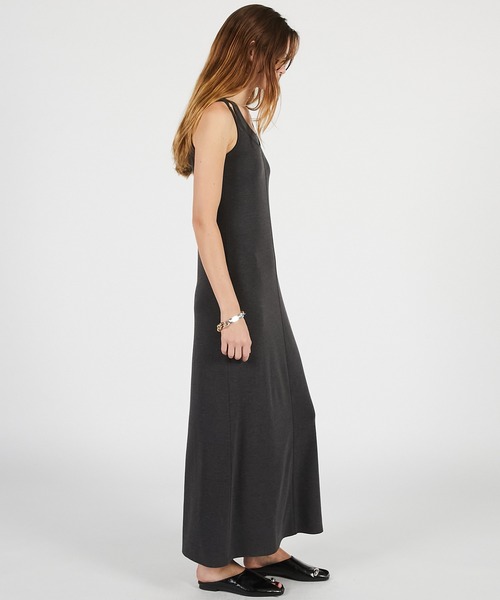 ワンピース ダブルネックカップインキャミワンピ / Double Neck Cup-In Cami Dress