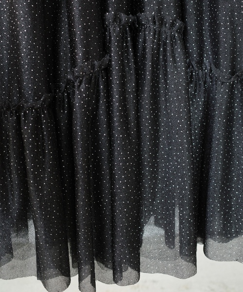 「Louere」 ロングスカート LARGE ブラック レディース_画像2
