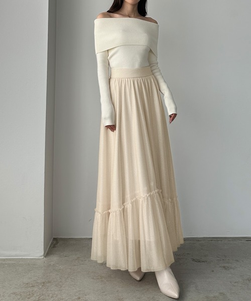 「Louere」 ロングスカート LARGE ブラック レディース_画像7