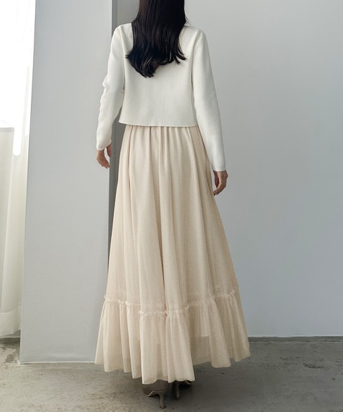 「Louere」 ロングスカート LARGE ブラック レディース_画像9
