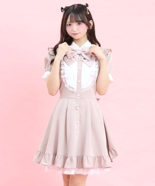 Secret Honey（シークレットハニー） ワンピース 半袖バッスル