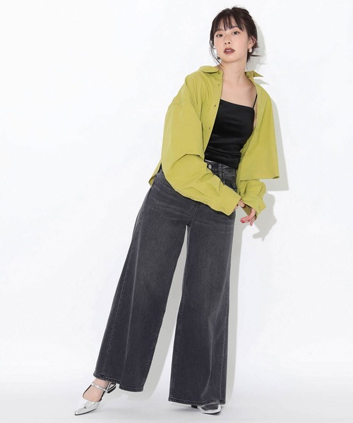「Gready Brilliant」 「favori」長袖シャツ FREE ブラック レディース_画像6