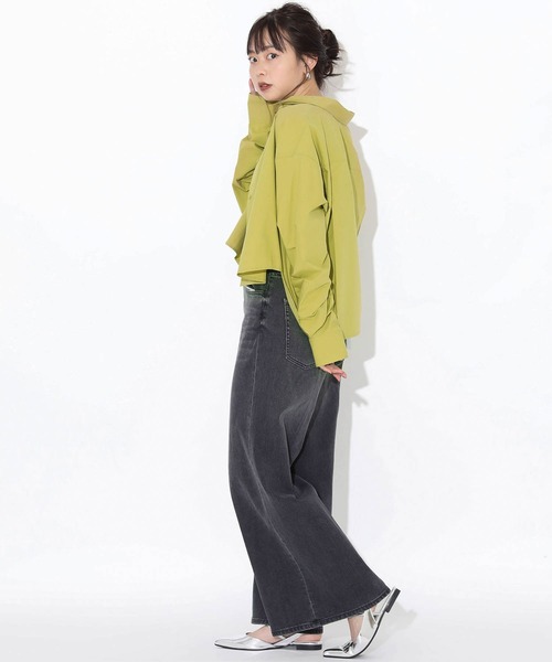 「Gready Brilliant」 「favori」長袖シャツ FREE ブラック レディース_画像7