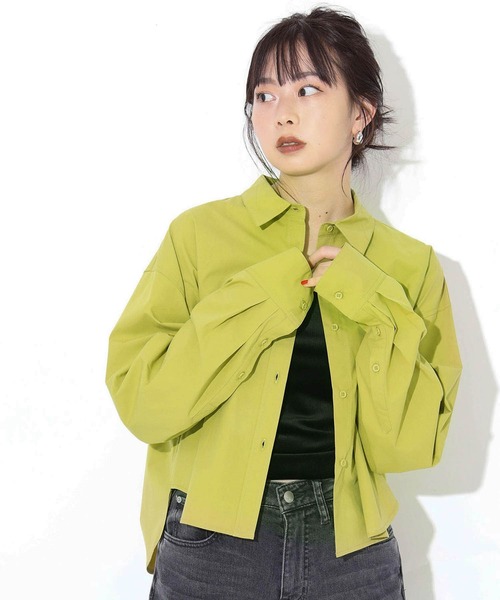 「Gready Brilliant」 「favori」長袖シャツ FREE ブラック レディース_画像9