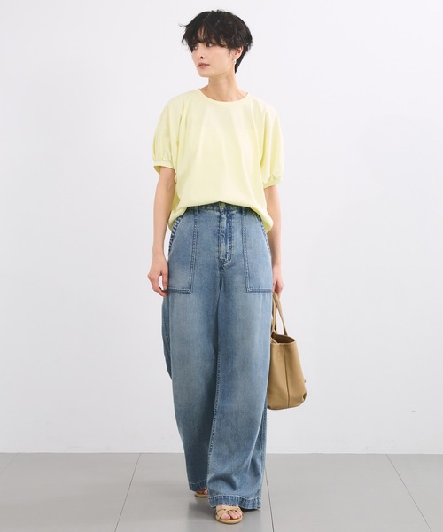 tシャツ BARNYARDSTORM / GIZAパフスリーブTシャツ「汗染み軽減」 レディースの画像