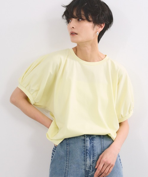 tシャツ BARNYARDSTORM / GIZAパフスリーブTシャツ「汗染み軽減」 レディースの画像