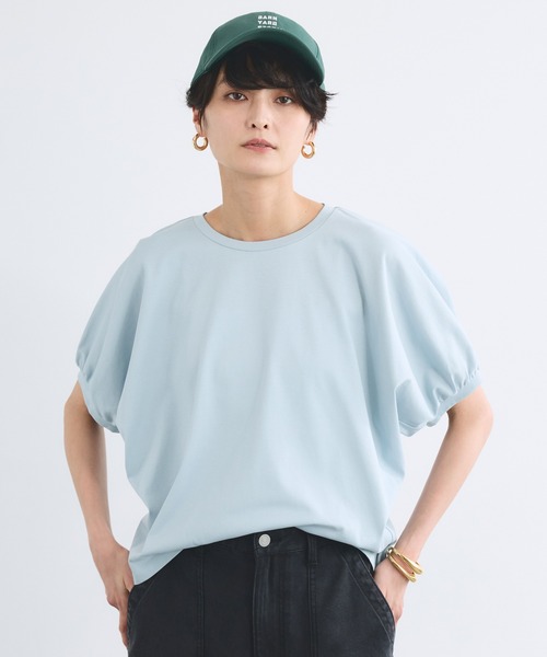 tシャツ BARNYARDSTORM / GIZAパフスリーブTシャツ「汗染み軽減」 レディースの画像
