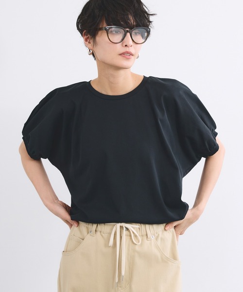 tシャツ BARNYARDSTORM / GIZAパフスリーブTシャツ「汗染み軽減」 レディースの画像