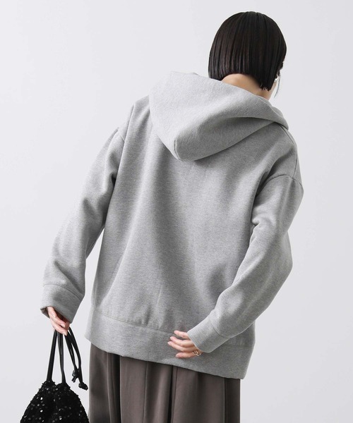 「Gready Brilliant」 ジップアップパーカー 38 グレイッシュベージュ レディース_画像9