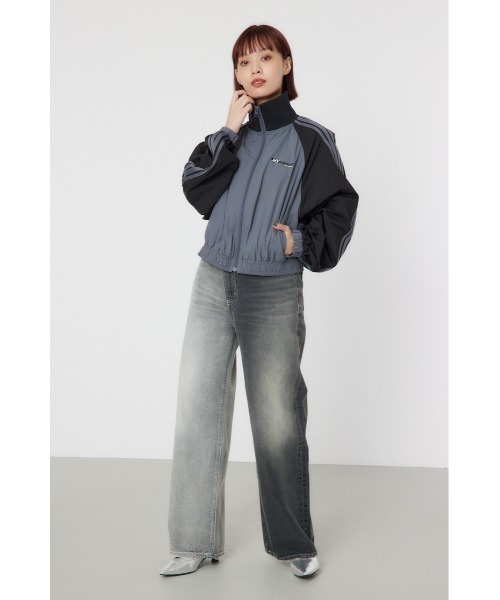 「RODEO CROWNS WIDE BOWL」 ナイロンブルゾン LARGE グレー系その他 レディース_画像5