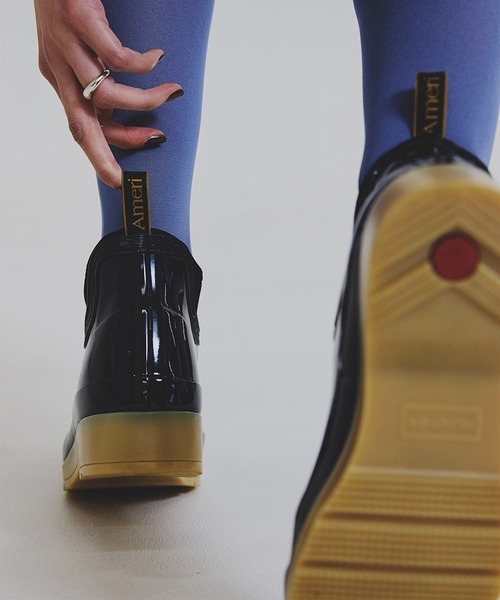 ブーツ HUNTER × Ameri GLOSS CHELSEA BOOTS レディースの画像