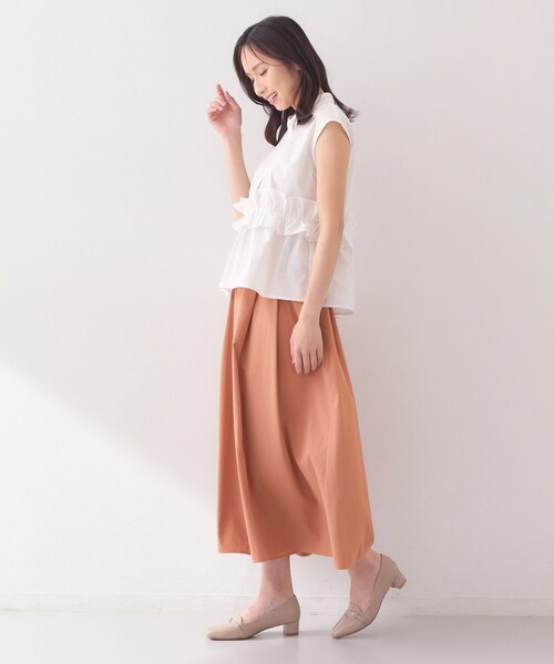 index（インデックス） ワイドパンツ パンツ 「接触冷感」ひんやりス