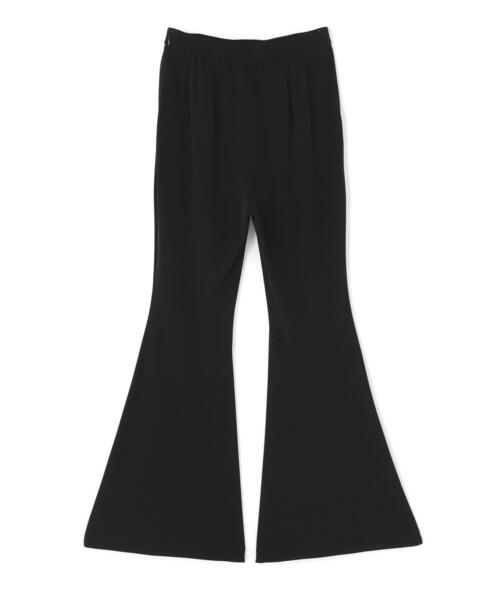 LE PHIL スムースフレアパンツ ブラック　サイズ1 LE PHIL（ル フィル） ワイドパンツ パンツ スムースフレアパンツ