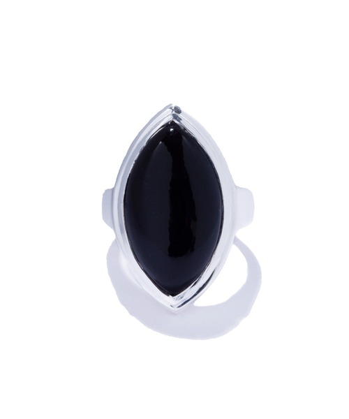 指輪 リング 「quip queint」nebula ring onyx/ネビュラ リング オニキス シルバー レディースの画像