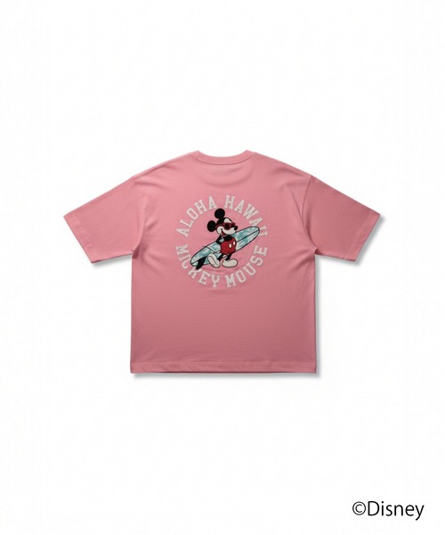 tシャツ サーフミッキー サガラ刺繍Tシャツ メンズ レディース