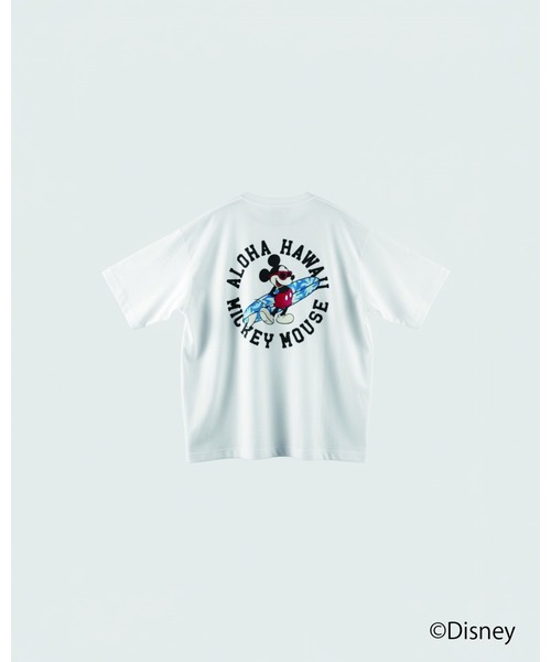tシャツ サーフミッキー サガラ刺繍Tシャツ メンズ レディース